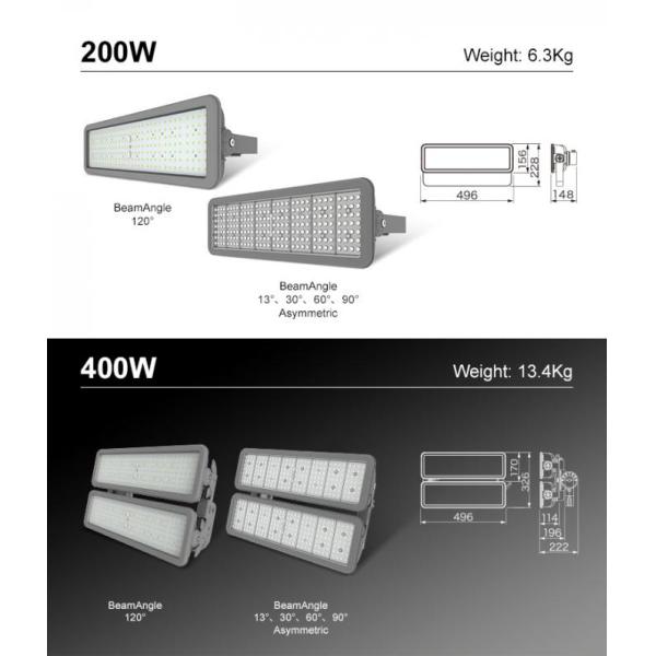 Футбол IP66 200w 800w 130LM/W привел высокий свет потока рангоута привел свет крана