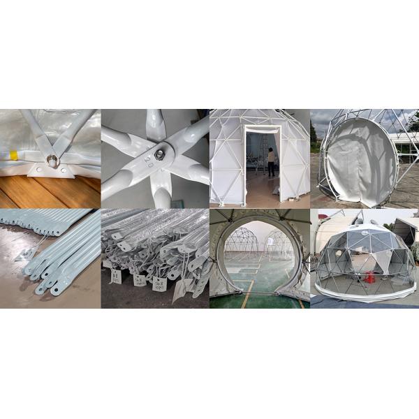 Customization Luxury Hotel Geodesic Dome Glamping Tent Large Wedding Dome Tent