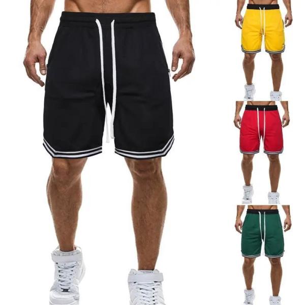                  High Quality Quick Dry Shorts Sport Camo 2 in 1 Double-Deck Men Running Short Pants             