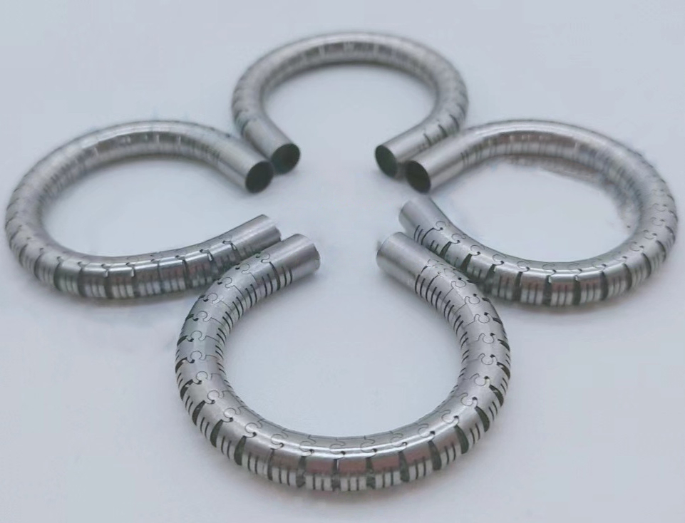 Flexible Capillary Endoscope Snake Bone Crafted From 304 Stainless Steel Material
