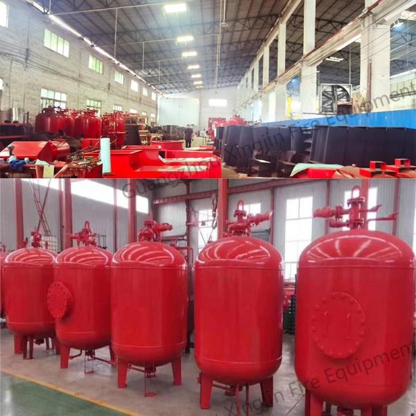 Horizontal Bladder Tank Foam Fire Suppression System With Jet Distance Of ≥10m And Single Package In Real Size