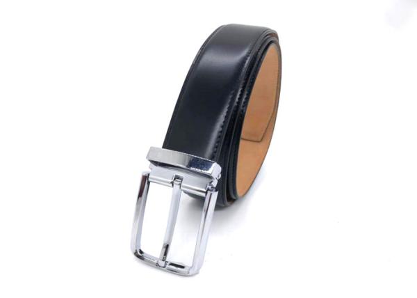 Black Genuine Leather Belts For Men'S Casual Dress / Work Business Jeans