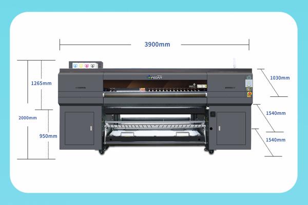 Multicolor Digital Paper Sublimation Printing 1.9m Large Format Printer