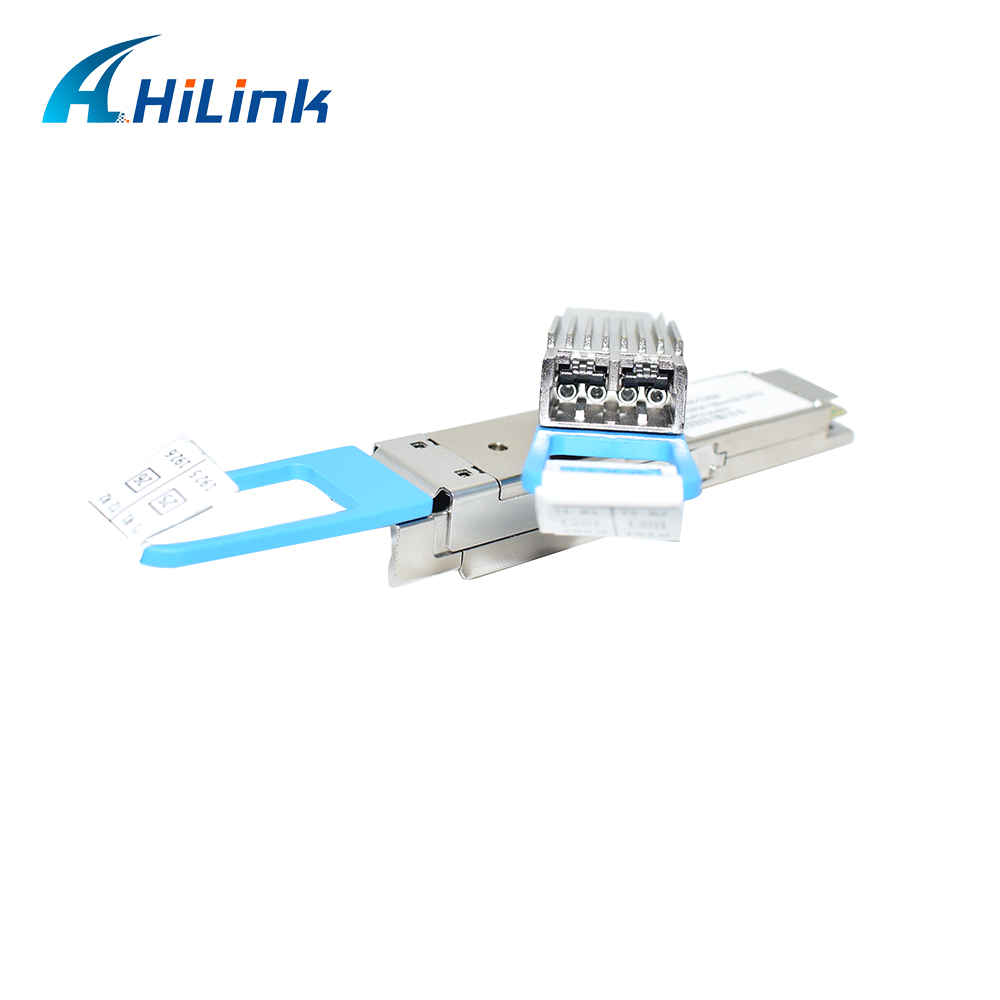 100G Ethernet DWDM QSFP28 80KM 100G Dual SFP Transceiver CS Connector DOM