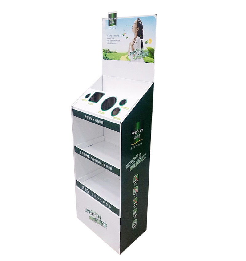 Commercial Sectional Display Furniture for Supermarket Advertising PVC Shelf Display