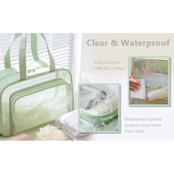Travel Toiletry Bag For Women And Men, Beach Bag Waterproof Sandproof, Large Clear Tote For Gym Pool Beach Summer Vacation