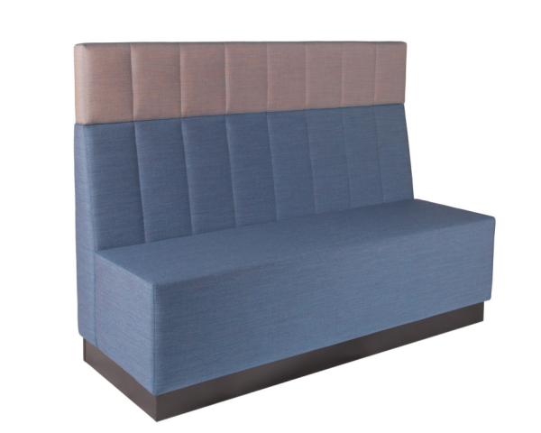 Hotel Coffee Shop Card Seat High Back Modern Sectional Sofa