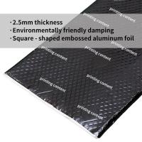 2.5 mm isolation acoustique automobile / rhombus en relief en aluminium / tapis anti-vibration