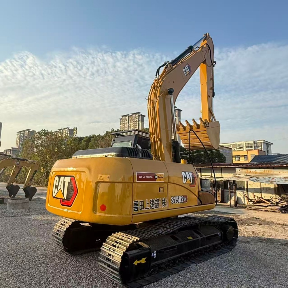 Used CAT 315D2GC Excavator Digger 0.65m³ Bucket Air‑Conditioned Cabin For Municipal Work