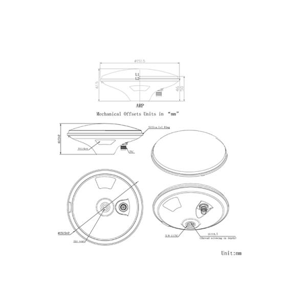 1575.42MHz Antenna For Car Radio , 20dBi Active Wifi Antenna