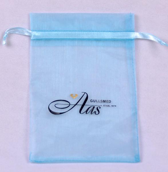 Sacos de cordão relativos à promoção de ISO9002 AQL com cabos do saco 5mm do malote de Logo Organza