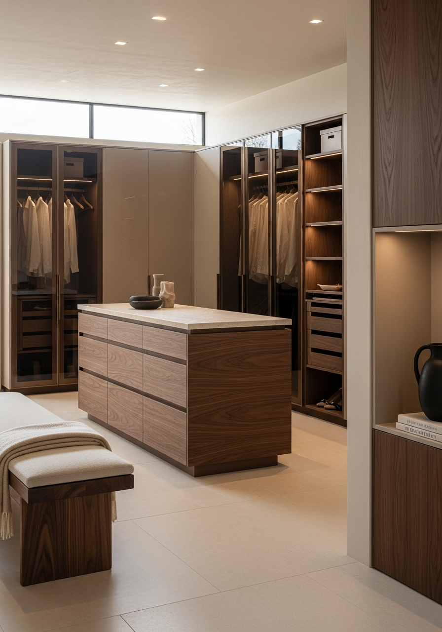 Hotel Atelier Walk-In Wardrobe in 304 Stainless Steel