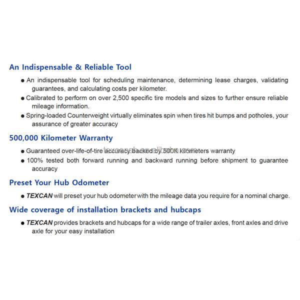 STEMCO Hub Odometer 110MM Diameter for Trailer Truck Performance