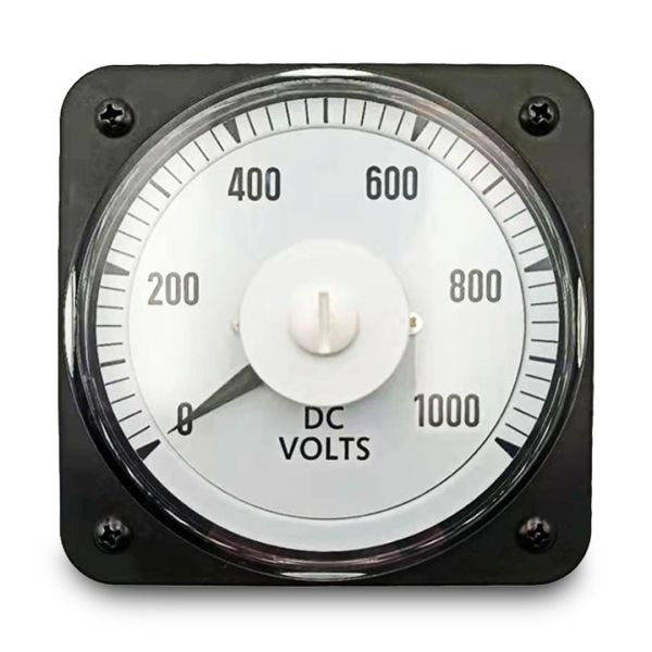 Switchboard Panel Analog Voltage Meter DC Voltmeter Panel Mount 1000V 110 X 110mm