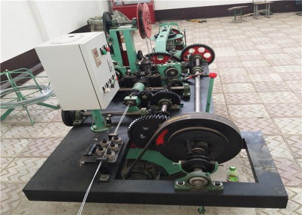450m/H Safety Barbed Iron Wire Fence Machine Single Twisted Easy To Set Up
