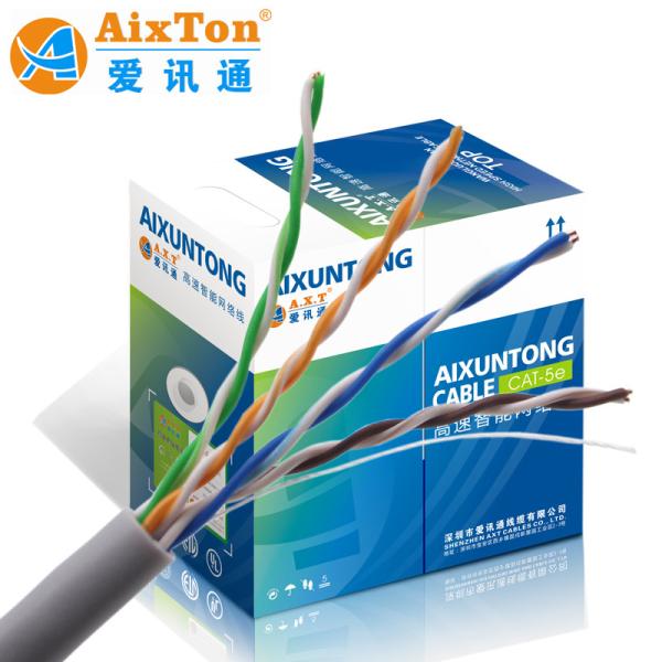 Категория 5E УТП кабель 0,5 мм голая медь 100M Категория 5e телекоммуникационный