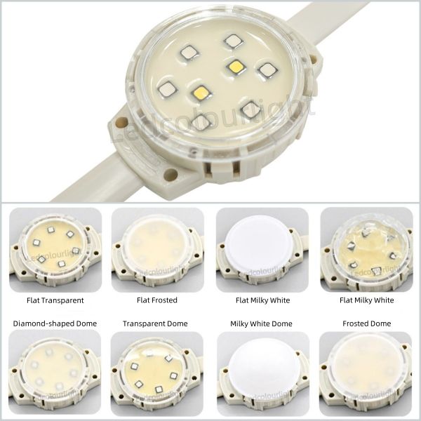 IP66 DC24V 40mm RGB Pixel Dot String Light 1 Meter 10 LEDs