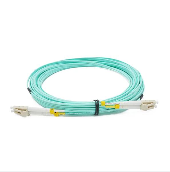 Lszh Jacket 1m Fiber Optic Patch Cord Multimode Lc Lc Connector Om4