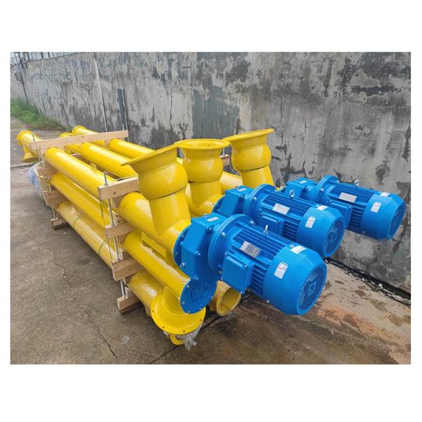 Stainless Steel Flex Inclined Screw Conveyor Tubular Vertical 11kw 18kw for Concrete Cement