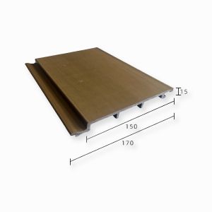 UV-Resistant WPC Outdoor Wall Panels ASA Coextruded Waterproof No-Fading Exterior Cladding