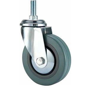Swivel Grey rubber caster ,  2-5  light medium duty PVC Caster for furniture, Moving castor