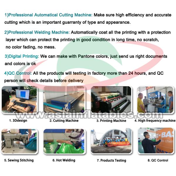 Yellow 6m  Oxford Inflatable Pikachu / Blow Up Pokemon Cartoon