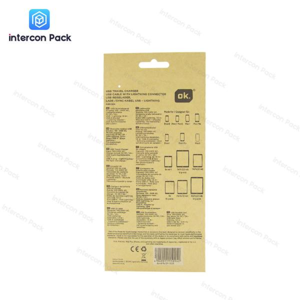 brown kraft paper pouch multiple sizes resealable zip bag for electronic products with clear window low MOQ