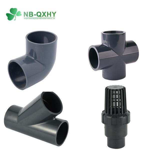 Plastic PVC UPVC CPVC Pn16 DIN/GB Standard Elbow with UV Radiation Resistant Material