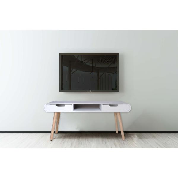 Белые 2 ящика NC крася твердые деревянные журнальные столы