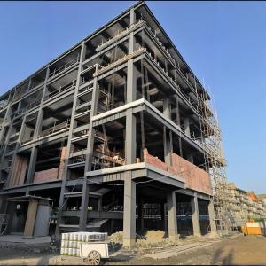 Panneau sandwich bâtiment à ossature en acier pour immeuble de grande hauteur, construction rapide pour l'habitation