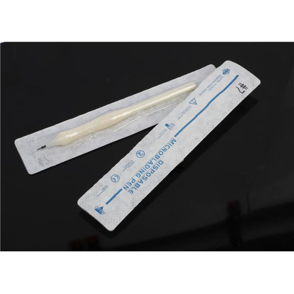 Small Microblading Manual Tool , White Disposable Permanent Makeup Pen