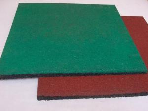 Wood Grain Recycled Rubber Industrial Sheet with 10-50mm Thickness for Floor Mat