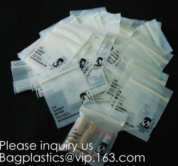 Biodegradable d matte k OEM waterproof bag zipper compostable zip packing bag for clothing apparel packing