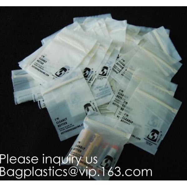 PLA Biodegradable Cornstarch minizip grip Bags, Organic Slider Zipper Bag, Eco Firendly, Compostable Garment Apparel pac