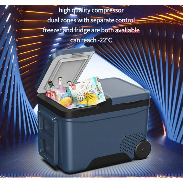 Холодильник замораживателя автомобиля холодильника DC12V комнаты вагонетки двойным установленный автомобилем