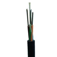 Cable no acorazado al aire libre de la fibra del cable de fribra óptica de la base de GYFTY 12