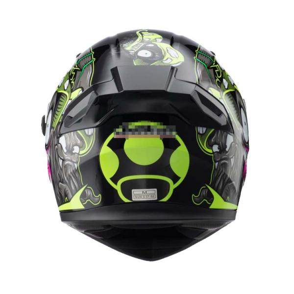 Customized Full Face Motorcycle Helmets with High Density EPS Liner and DOT Certification