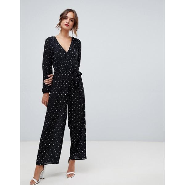 OEM hot sale long sleeve girls spot jumpsuit with wrap