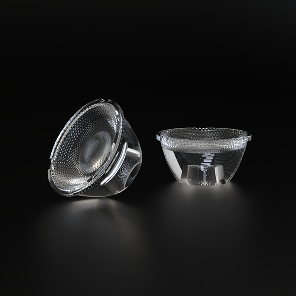 45mm COB LED Lens with 88% Efficiency for Soft Light in TIR Optic Design
