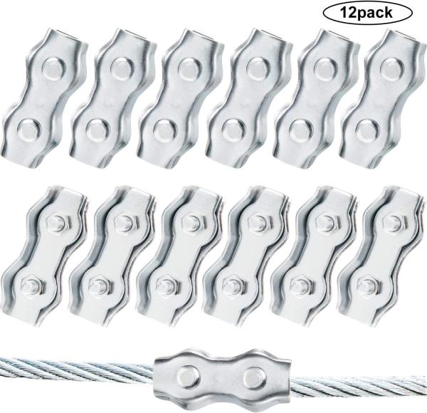 Os grampos de cerco elétricos da braçadeira da seta dos conectores da corda de fio galvanizaram 10mm