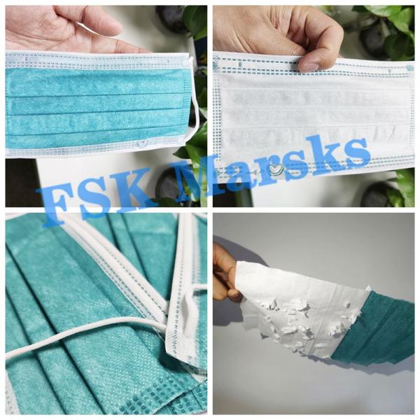 4 Ply Thickened 3 Ply Surgical Face Mask Non Woven Sterile Disposable Mask