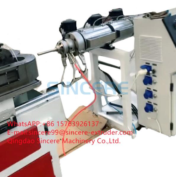 Automatic Plastic Corrugated Pipe Production Line Water Cooling Or Air Cooling