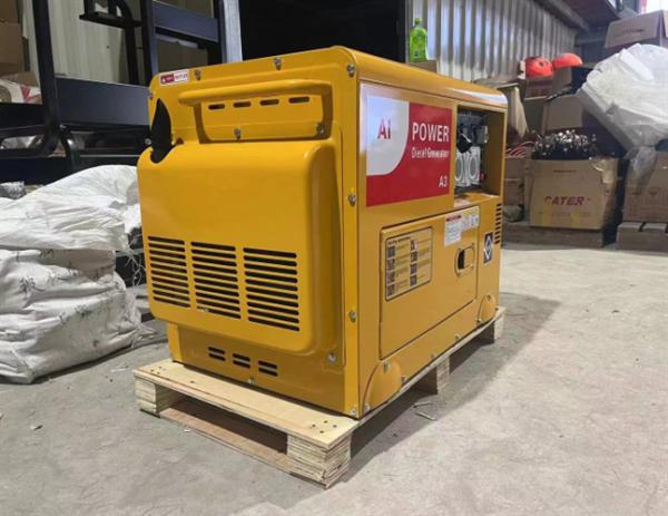 50HZ Rated 4.5kW Portable Diesel Generator Silent Type Air Cooled