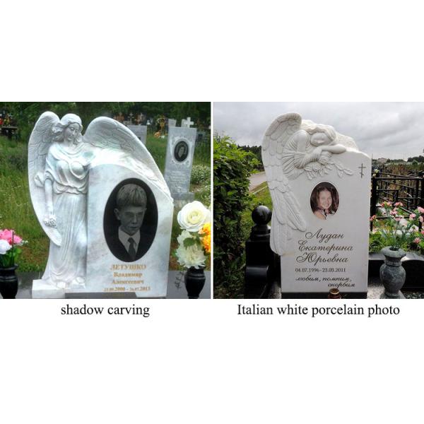Outdoor Cemetery Custom Headstone for Baby Girls Memorial Granite Gravestone