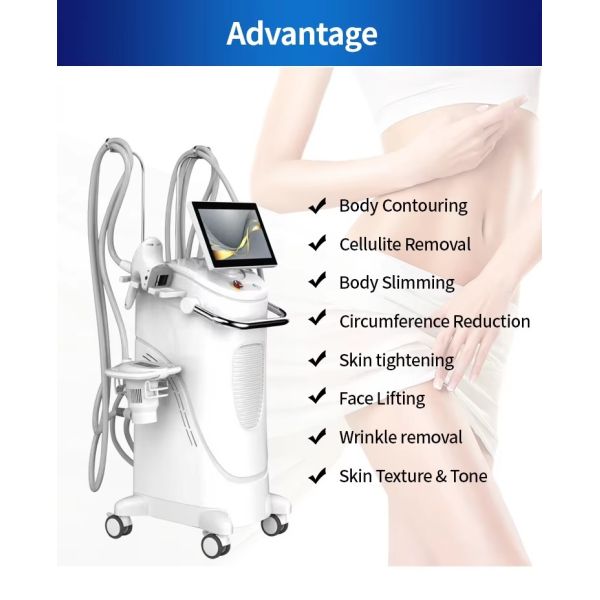 RF Vacuum Roller Body Slimming System for Fat Loss Cellulite Reduction