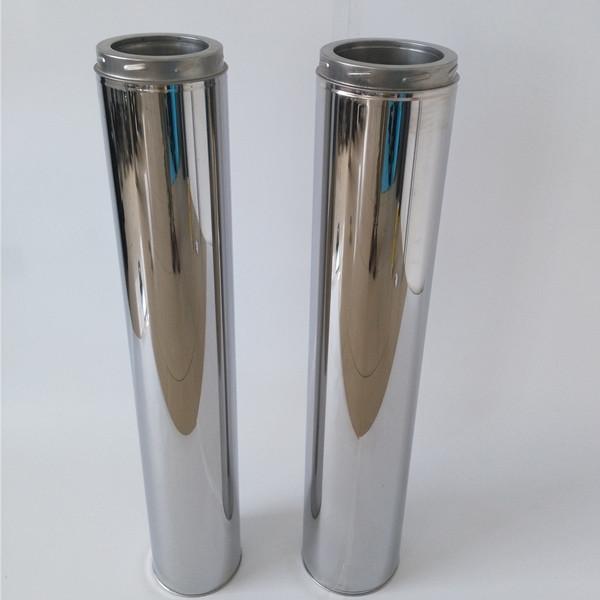 1000mm Straight 6 Inch Insulated Chimney Pipe , Wood Stove Installation Kit