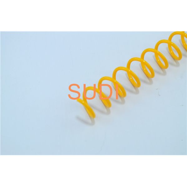 Orange Color 2.29mm 0.09 Inch Plastic Spiral Binding Coils