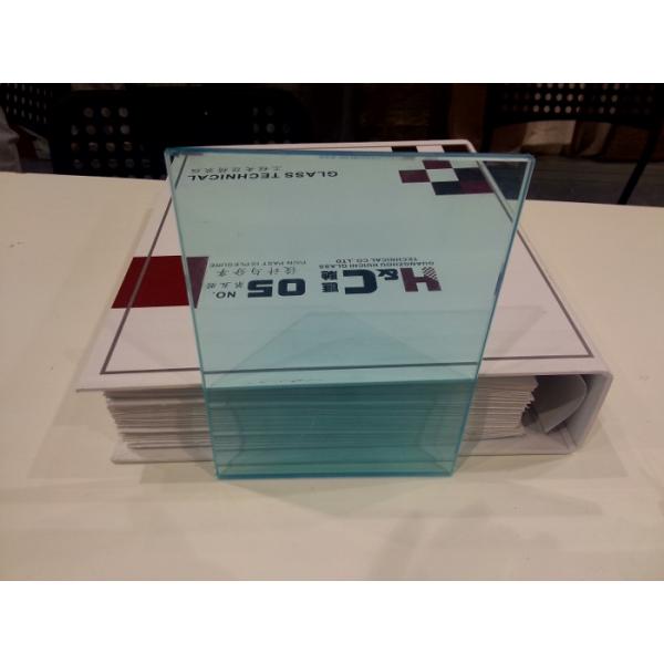 Transparent light blue EVA foil for glass laminating