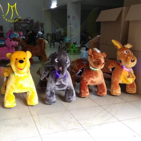 Hansel animal toys scooter for shopping mall and play ground battery cion operated game center mall animal scooter rider