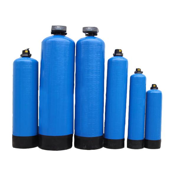 Vertical Polyethylene PE Liner FRP Tank For Water Treatment Multi Color Available